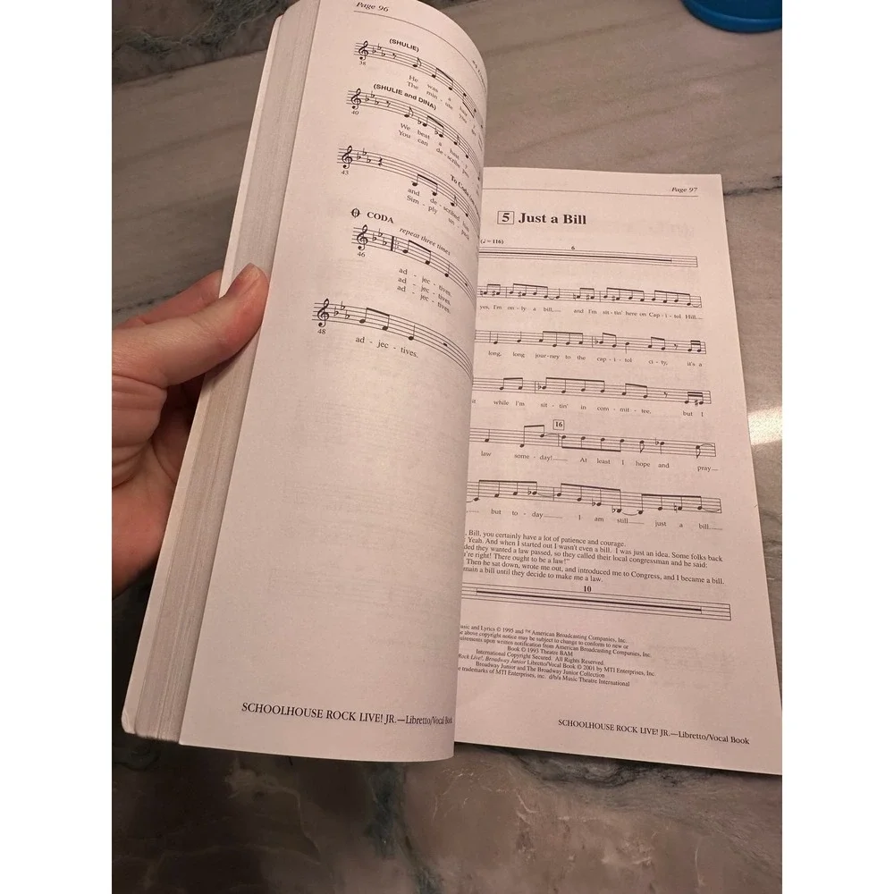 Schoolhouse Rock Live Jr. Broadway junior collection Hal Leonard musical theatre